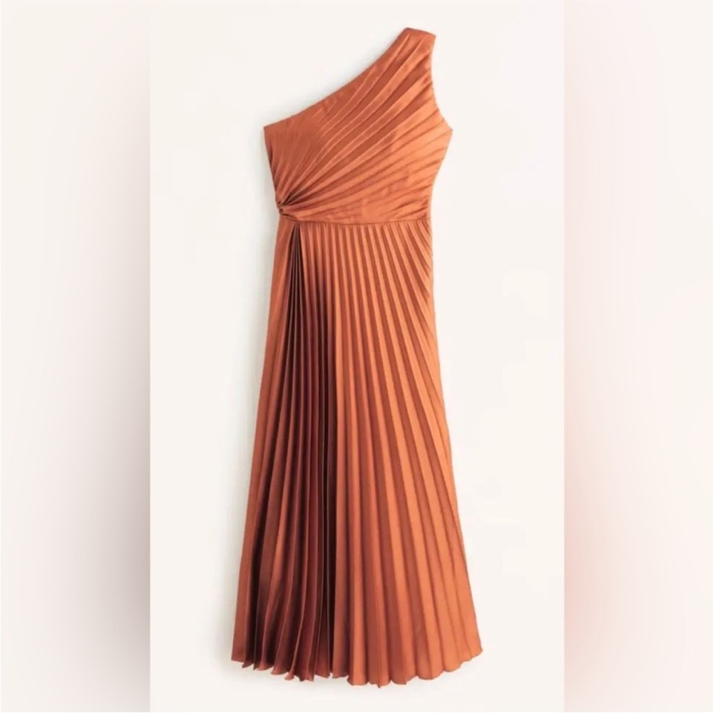 NWT Abercrombie & Fitch Giselle one shoulder Dress - Picture 2 of 8